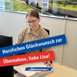 Lisa nach der Ausbildung übernommen